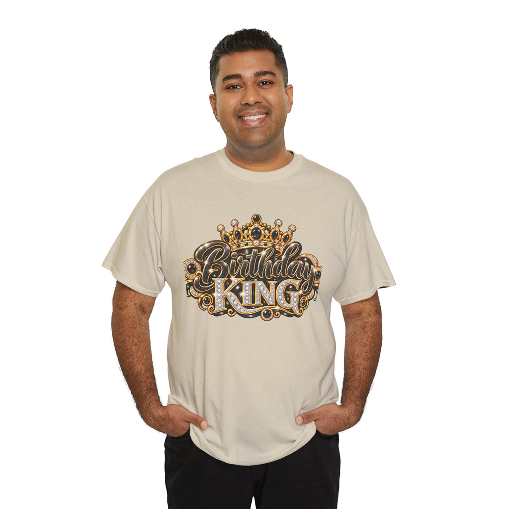 Birthday King Crown Graphic T-Shirt