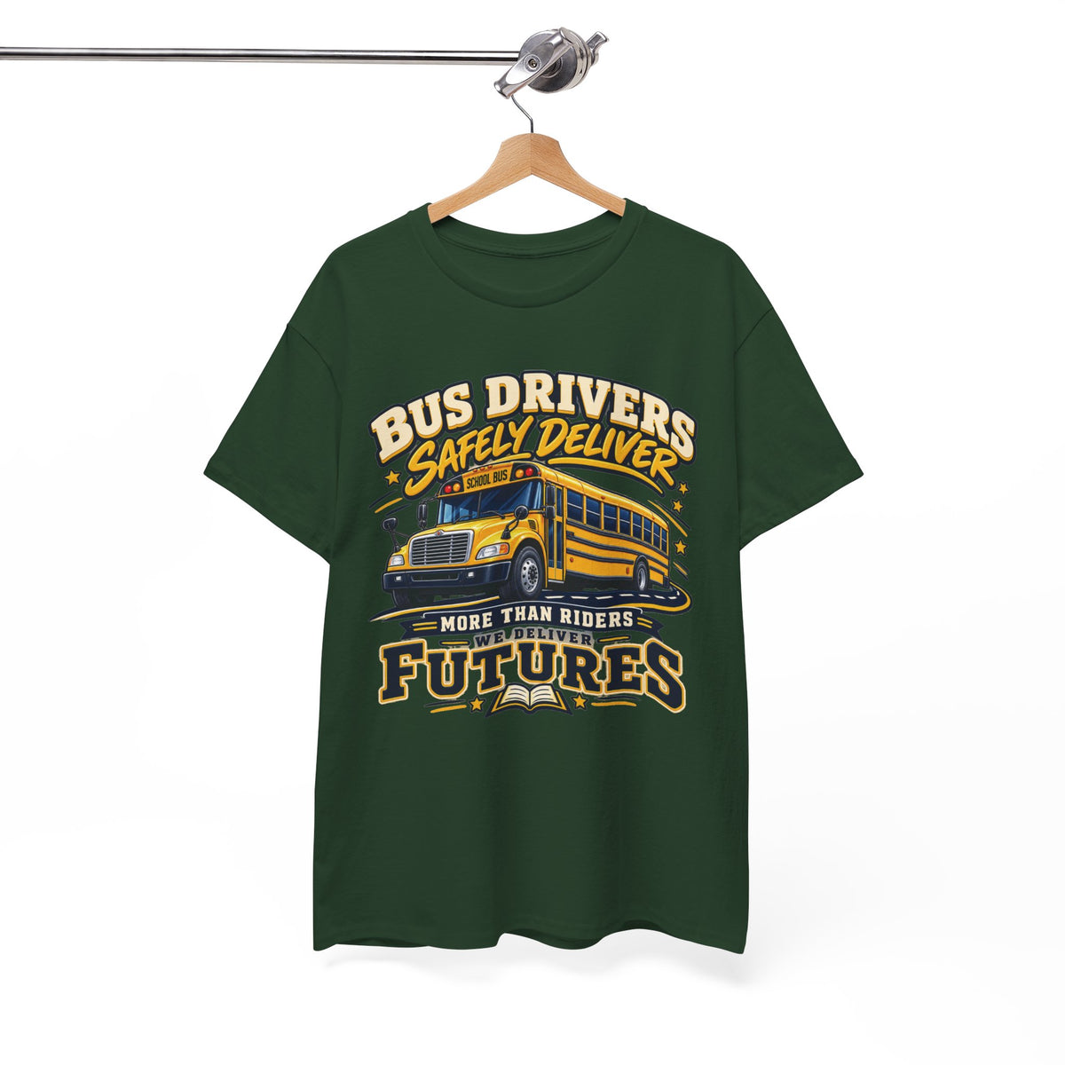 Bus Drivers Safely Deliver Futures Graphic T-Shirt
