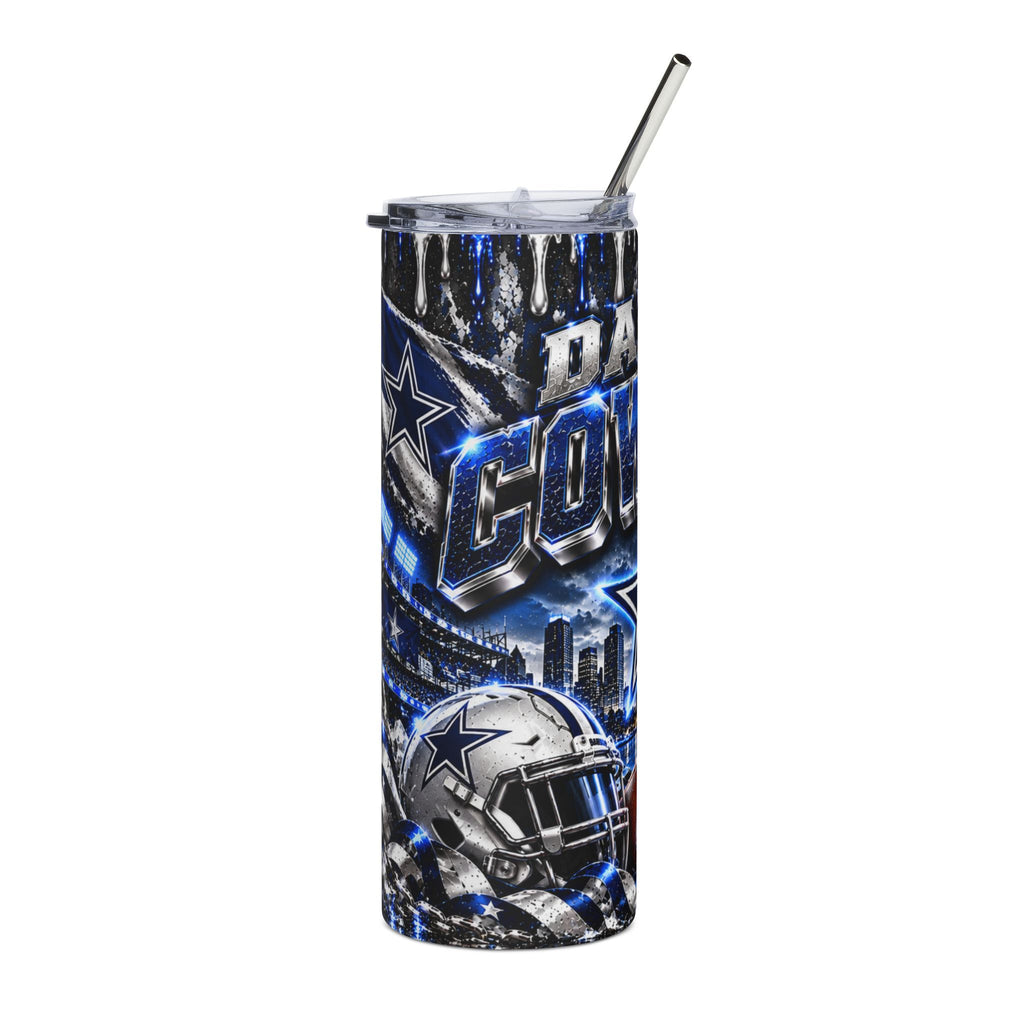 Dallas Cowboys stainless steel tumbler | NFL logo 20oz travel cup