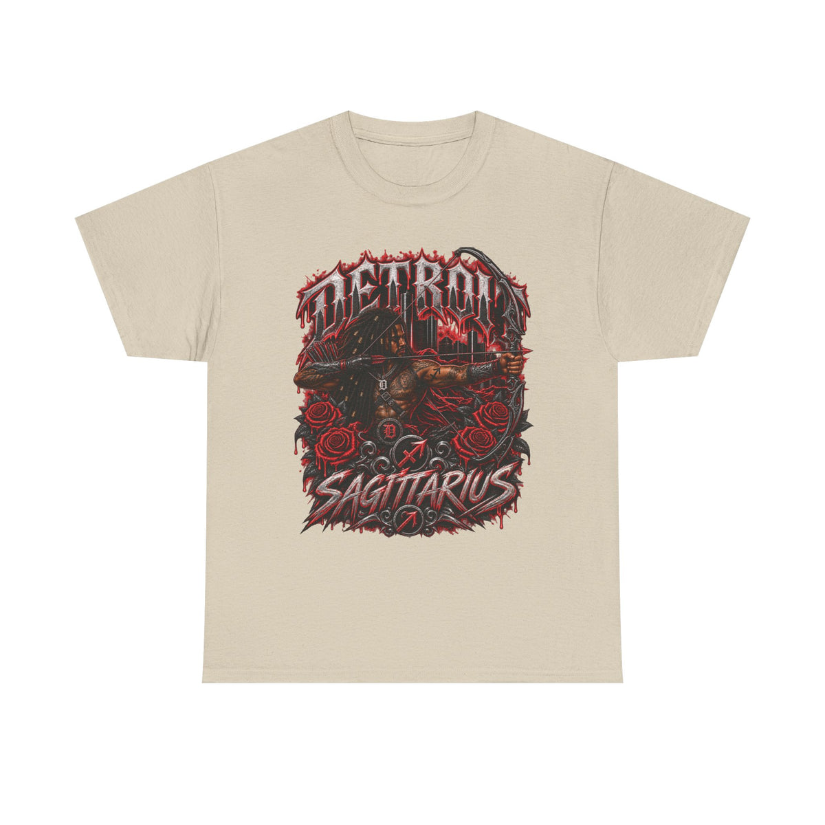 Detroit Sagittarius T-Shirt | Astrology Archer Graphic Tee