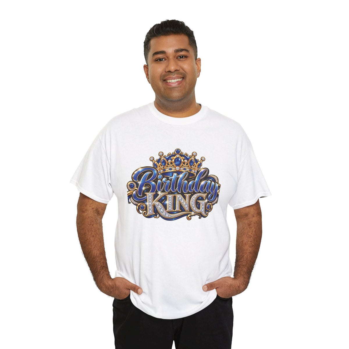 Birthday King Crown Graphic T-Shirt