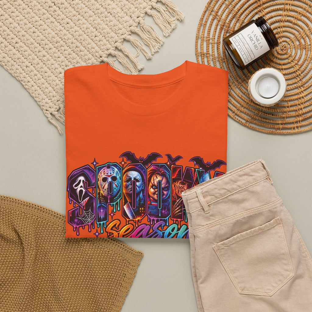Horror Mask Graffiti Tee | Spooky Season Halloween Slasher Skull Vampire Werewolf