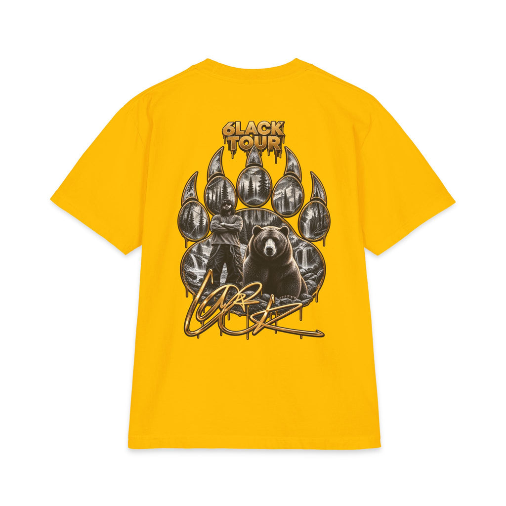 10 Years of 6lack Tour T-Shirt | 6lack Tour Bear Paw Graphic