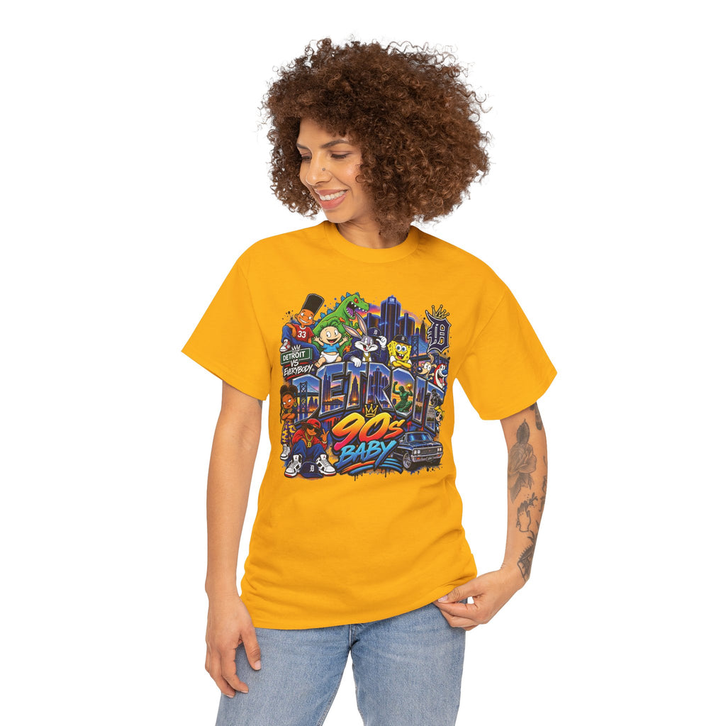 90s Baby Retro Cartoon Collage Tee | Nostalgia Streetwear