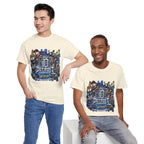 Detroit Legends collage T-Shirt | Motor City skyline, classic cars, musicians