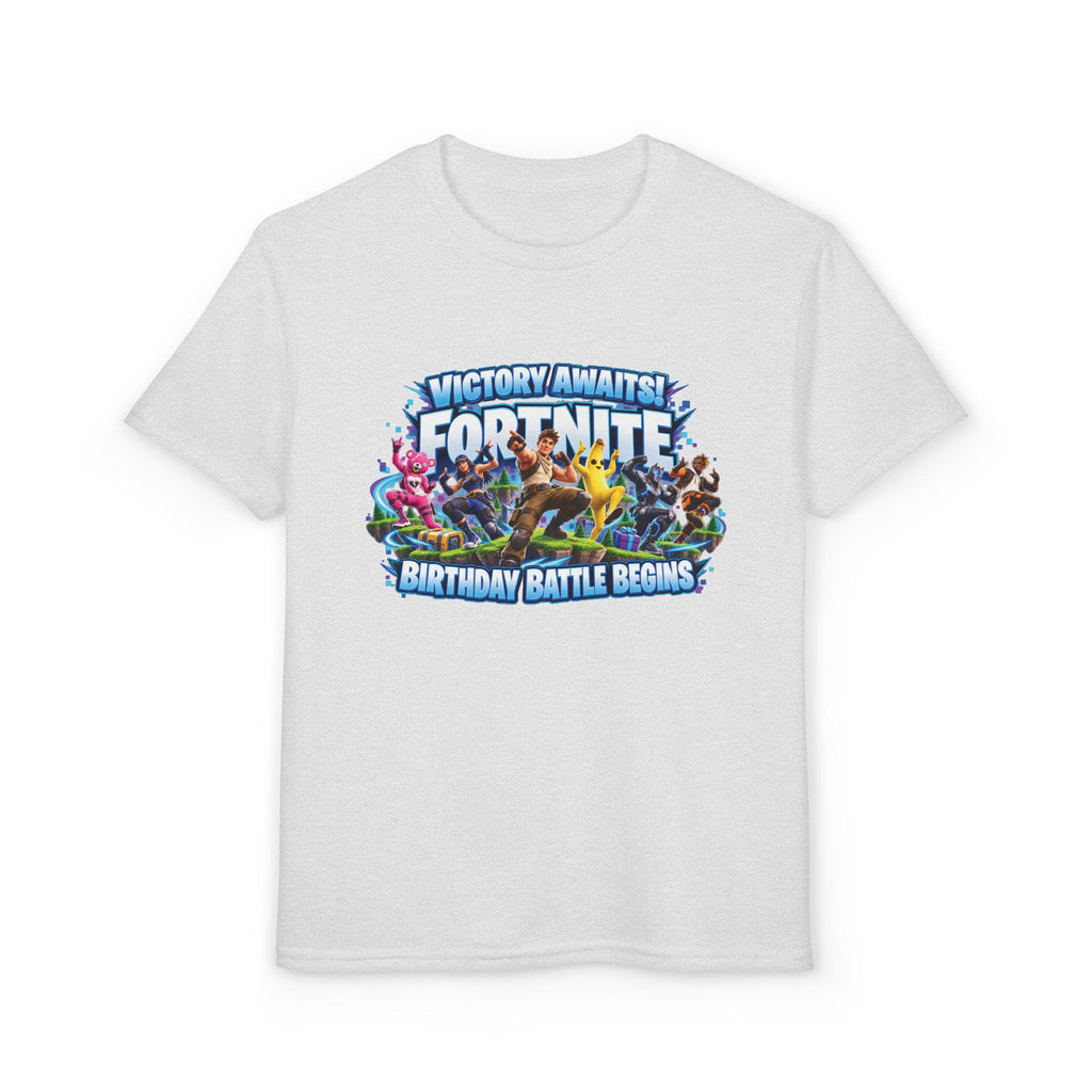 Fortnite Victory Awaits Birthday Battle Begins Youth T-Shirt