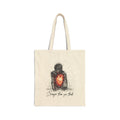 Heart Flame Figure Tote Bag | Strength Illustration, 'Stronger Than You Think'