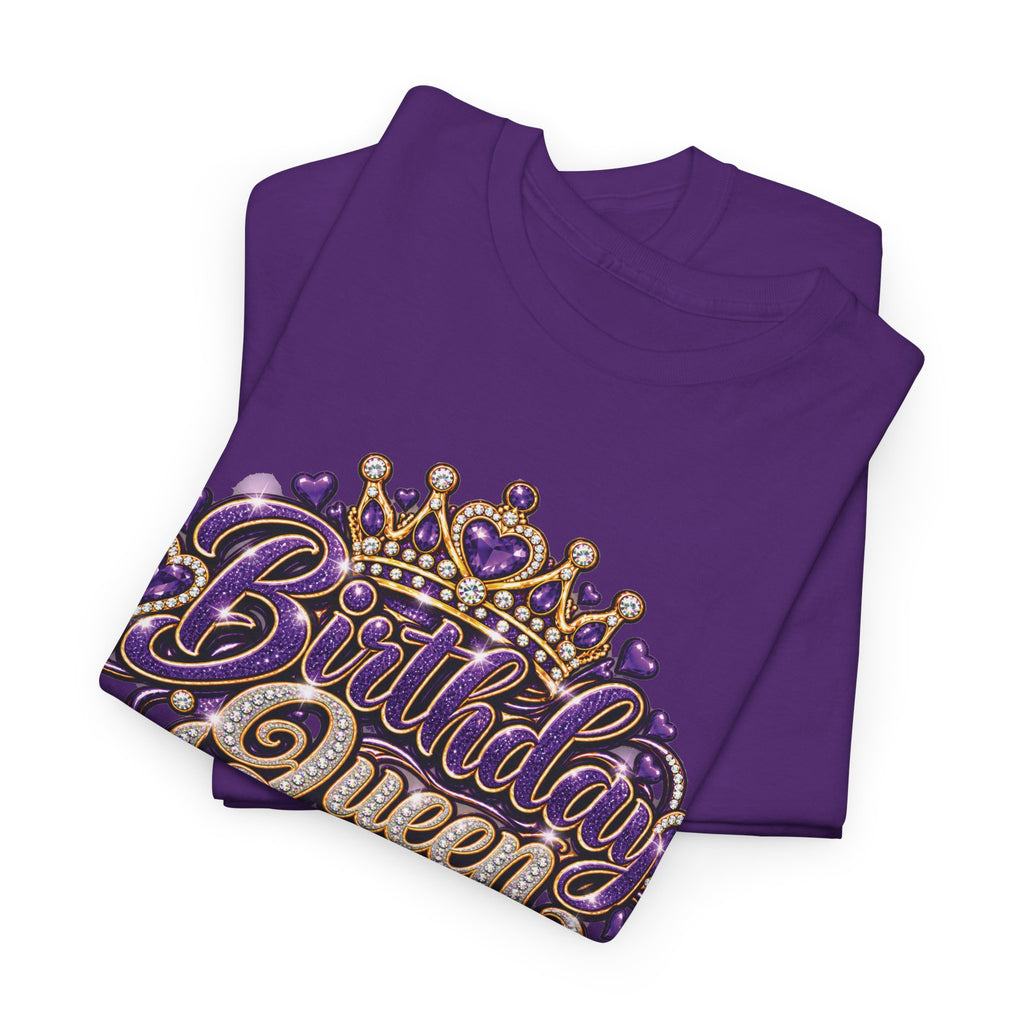 Birthday Purple Queen Graphic T-Shirt
