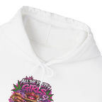 Girls Who Rock Roll Skate Hoodie | Retro Neon Skate Graphic
