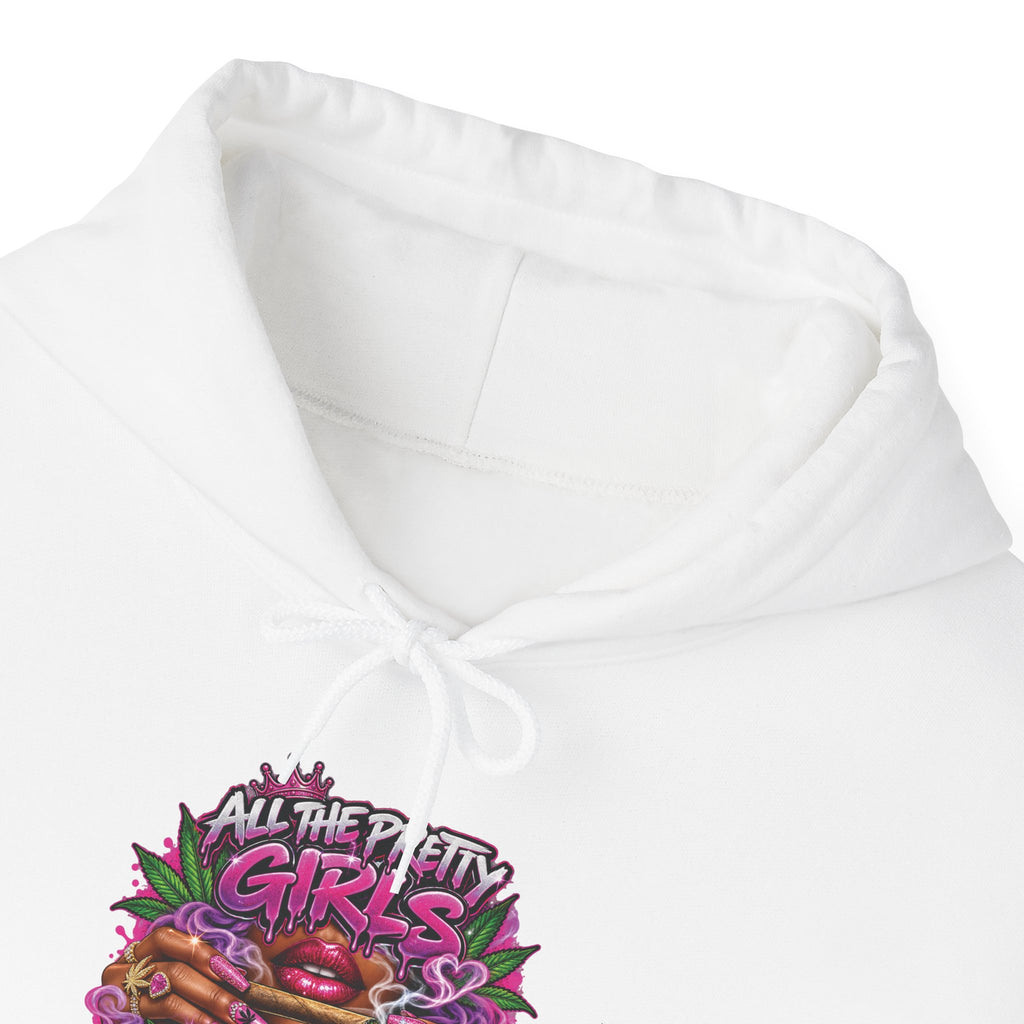 Girls Who Rock Roll Skate Hoodie | Retro Neon Skate Graphic