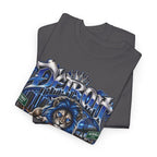 Detroit Basketball Lion Graphic Tee | Motor City D Old English Logo