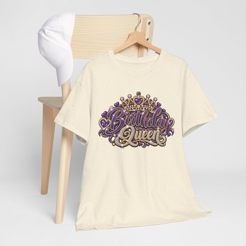 Birthday Purple Queen Graphic T-Shirt