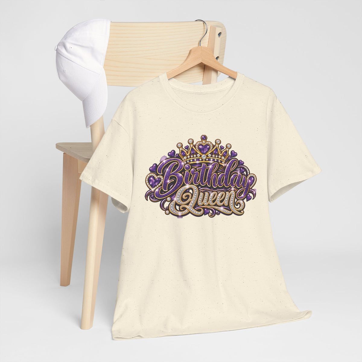 Birthday Purple Queen Graphic T-Shirt