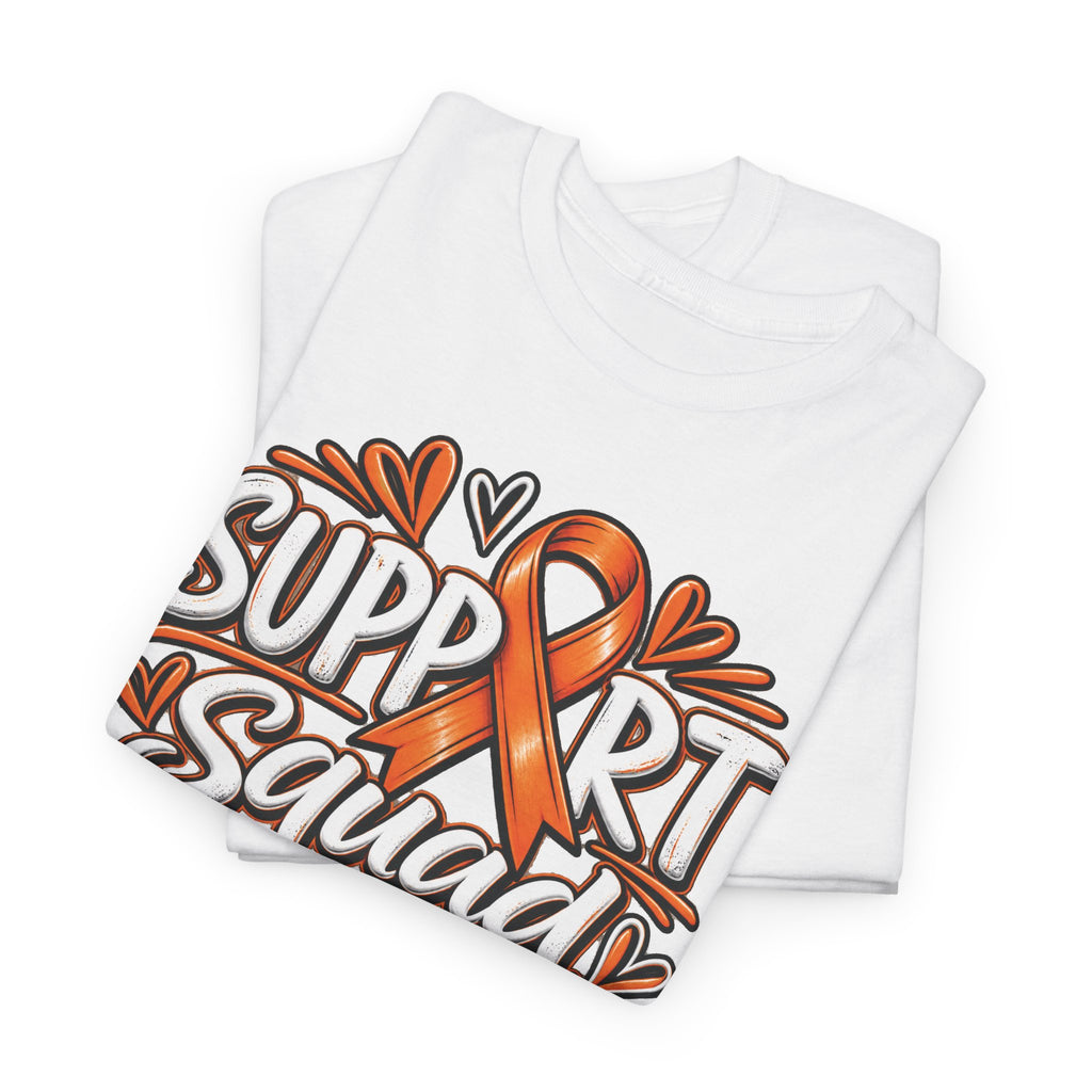 Multiple Sclerosis Squad Tee | Orange Awareness Ribbon, Leukemia Awareness