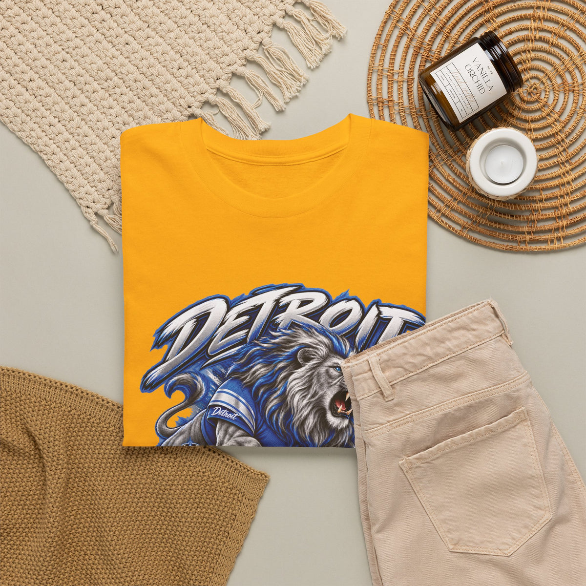 Detroit Game Day Lions Football T-Shirt