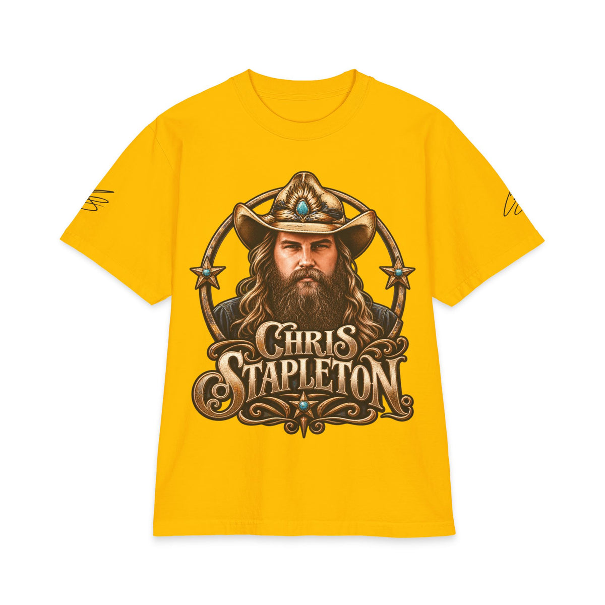 C Stapleton Cowboy Portrait Chris Stapleton T-Shirt | Country Music Tee
