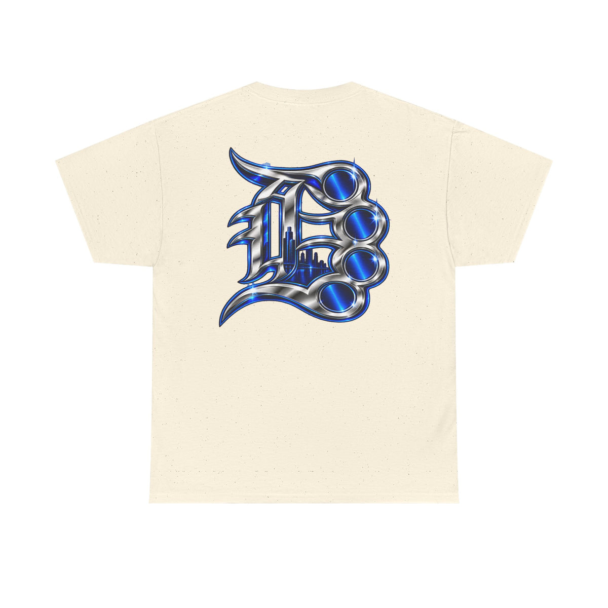 Detroit Baseball Tee | Vintage Script & Skyline Graphic