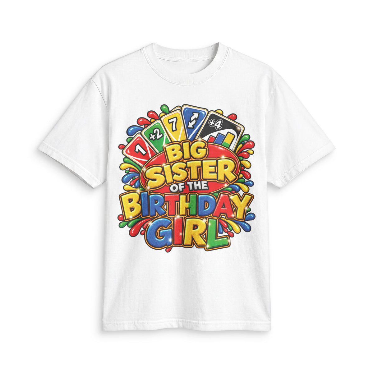 Big Sister Birthday Girl Graphic T-Shirt