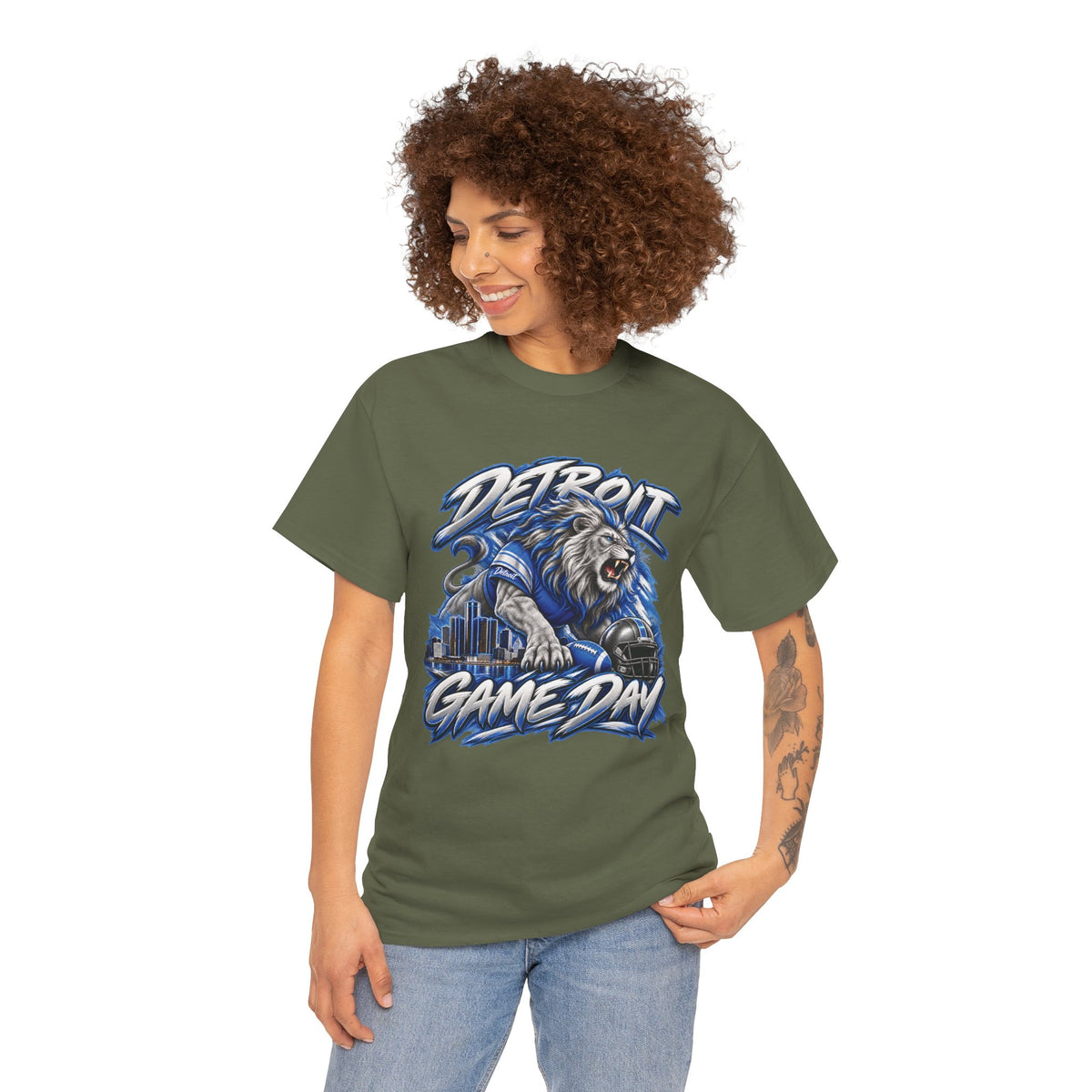 Detroit Game Day Lions Football T-Shirt
