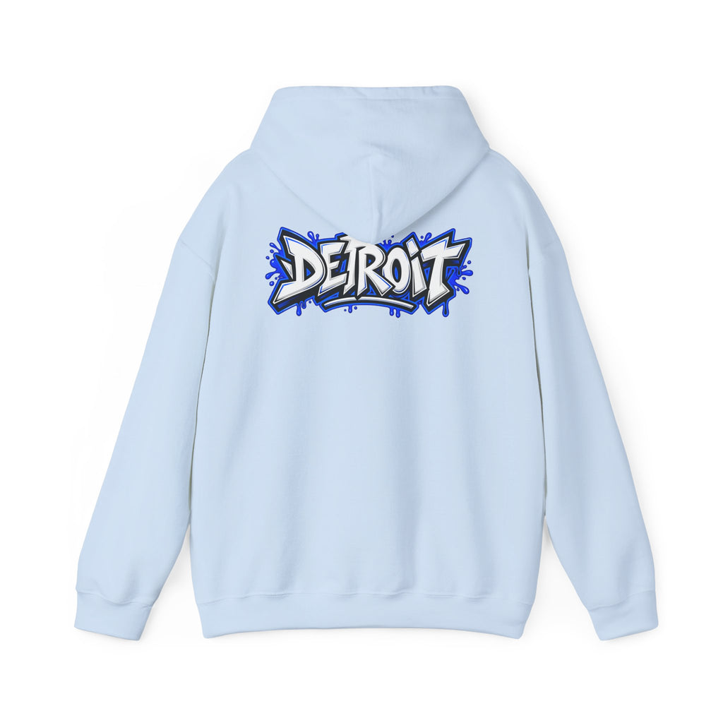 Detroit Graffiti Lion Hoodie | Detroit Drip Streetwear Sweatshirt