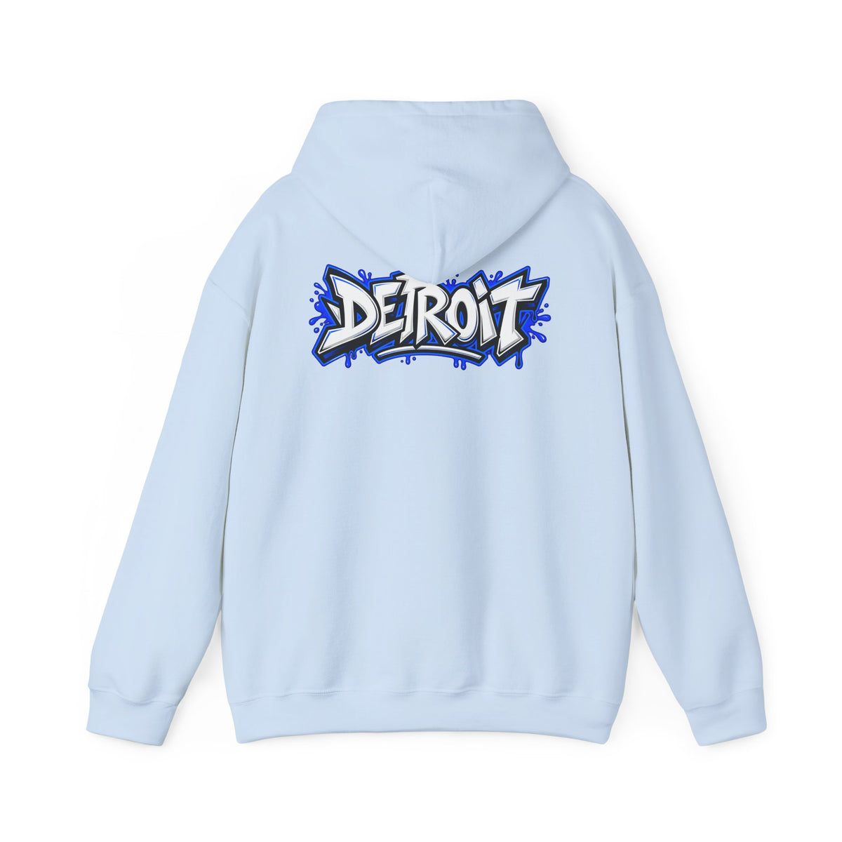Detroit Graffiti Lion Hoodie | Detroit Drip Streetwear Sweatshirt