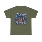 Detroit Basketball Lion Graphic Tee | Motor City D Old English Logo
