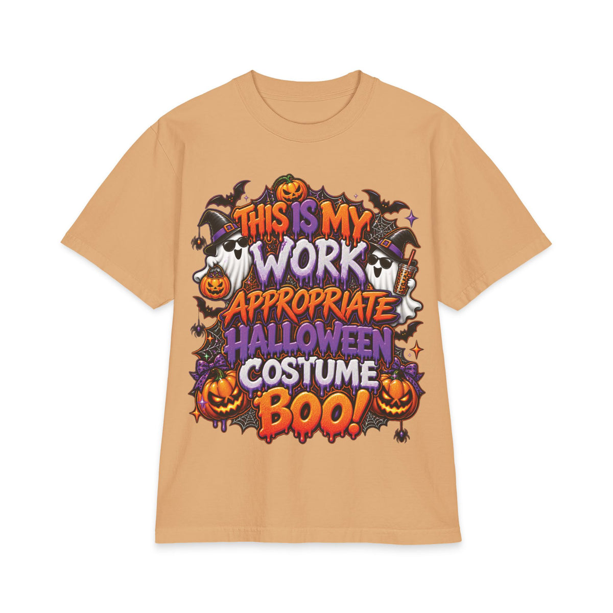 This Is My Work Appropriate Halloween Costume T-Shirt | Halloween Boo Pumpkin Tee