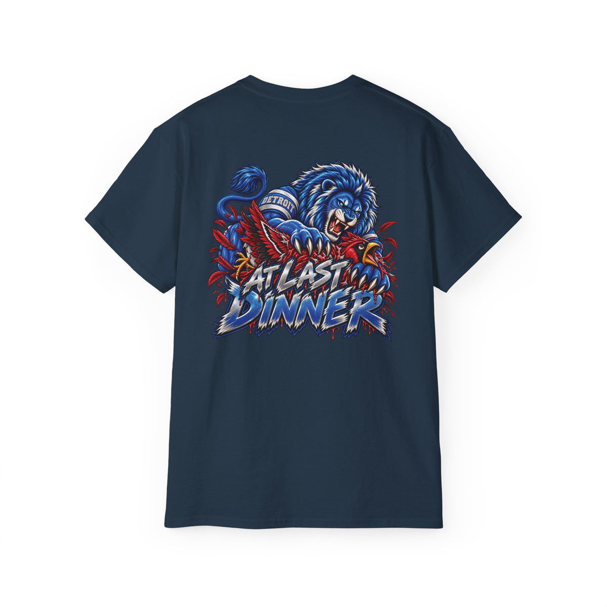 Detroit vs Arizona Rivalry Graphic Tee | Lions vs Cardinals Illustration, Bold Lettering