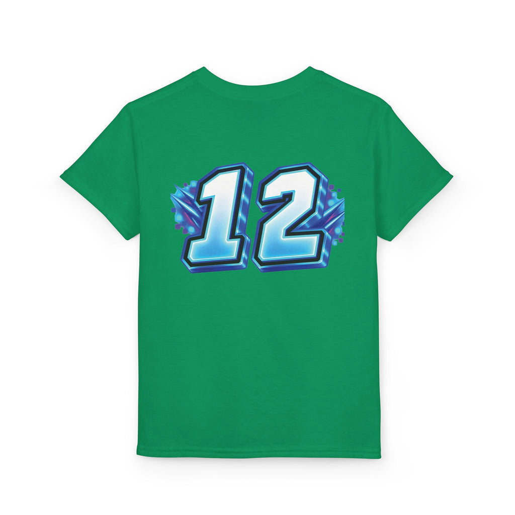 Fortnite Birthday Battle Begins Youth T-Shirt – Custom Number 12