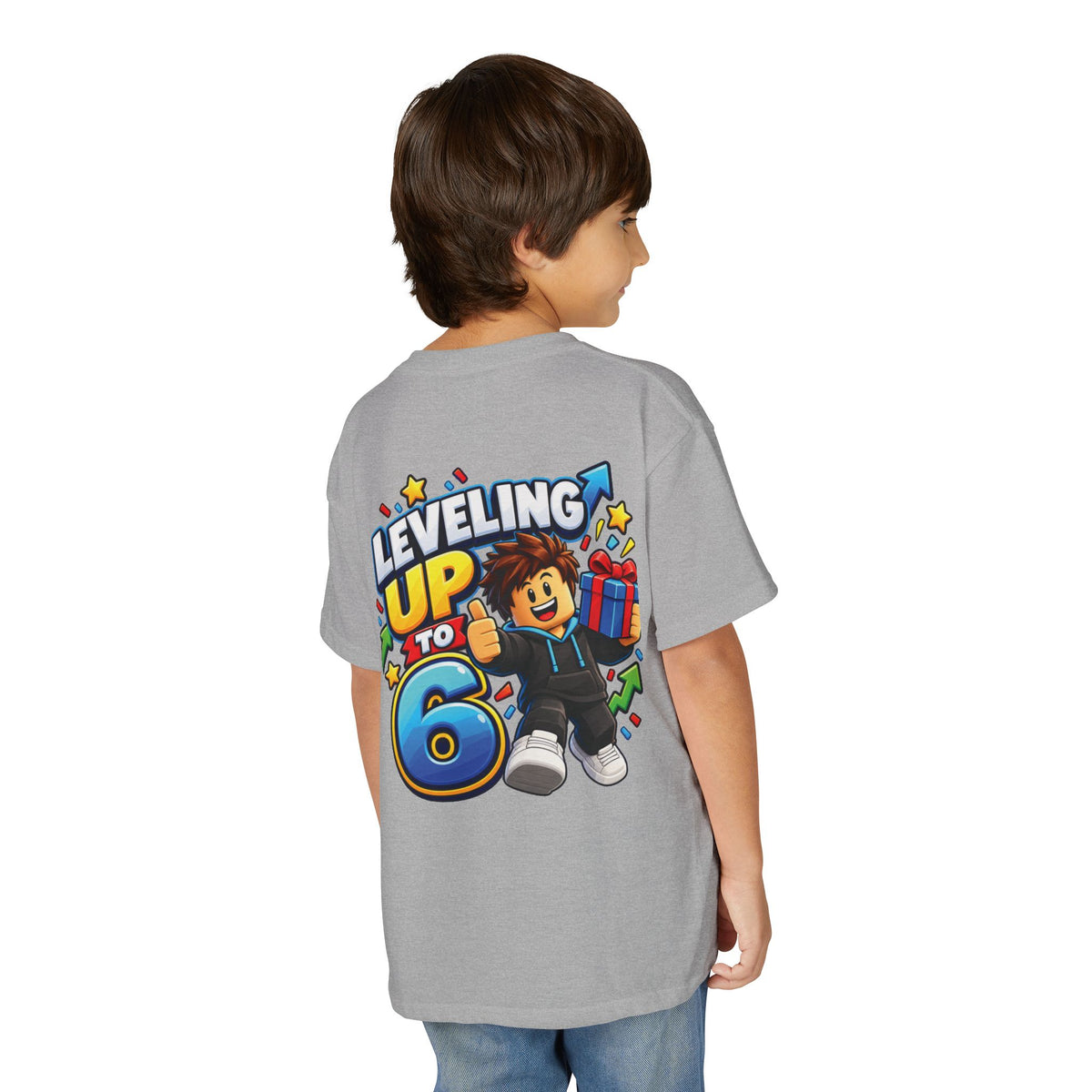 Roblox Birthday Leveling Up to 6 Youth T-Shirt