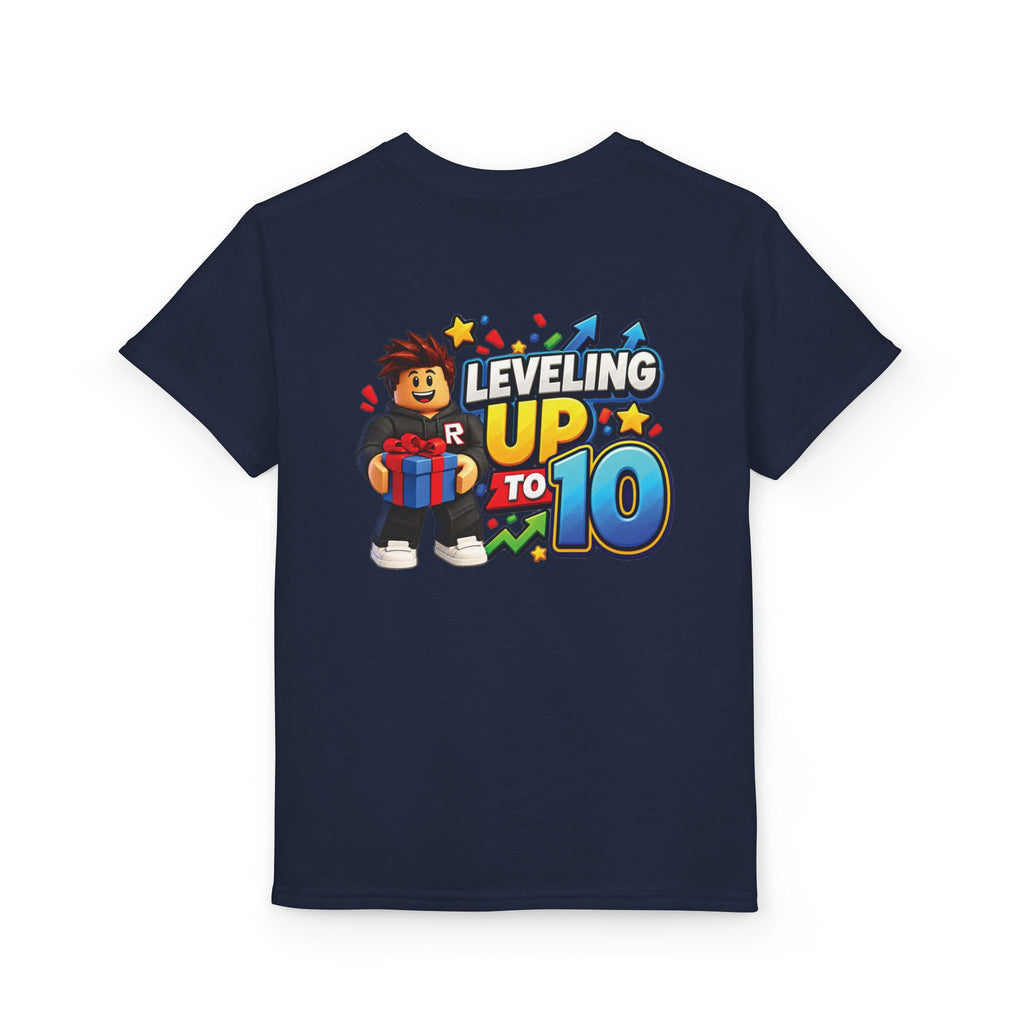 Roblox Birthday Leveling Up to 10 Youth T-Shirt