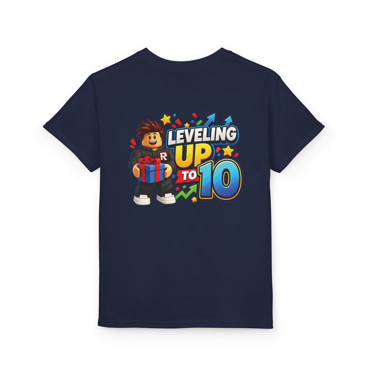 Roblox Birthday Leveling Up to 10 Youth T-Shirt