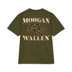 M Wallen portrait T-Shirt | Country Music tee, MV logo back