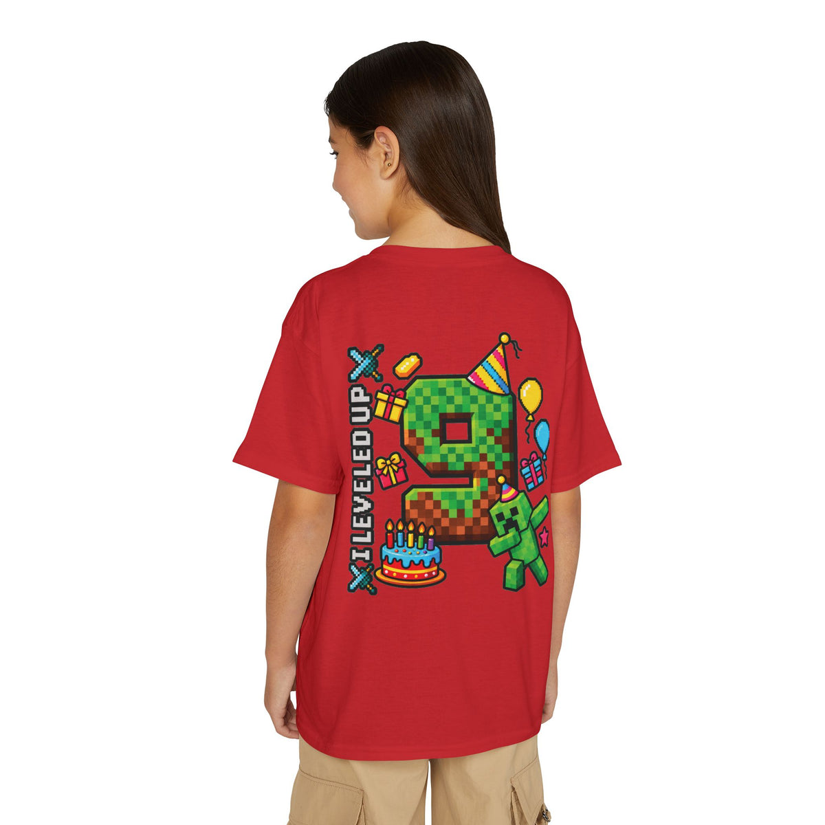 Minecraft Birthday Youth T-Shirt – “Bruh, It’s My Birthday” Gamer Party Tee