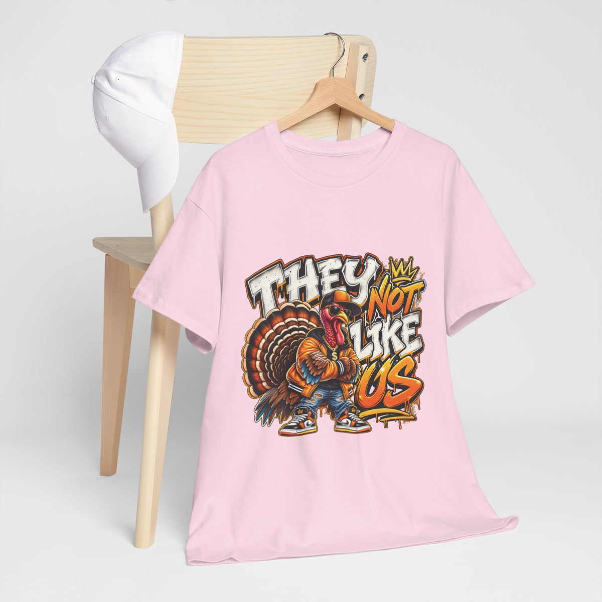 They Not Like Us Turkey Tee | Streetwear Thanksgiving Graphic Shirt