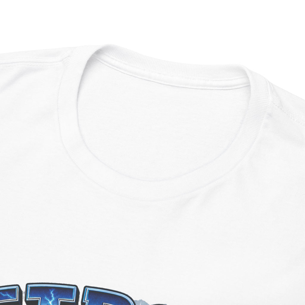 Detroit Lion Rider T-Shirt | Football Team Graphic Tee, Blue Mascot