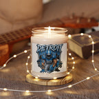 Detroit 313 Football Player Candle, Soy Candle
