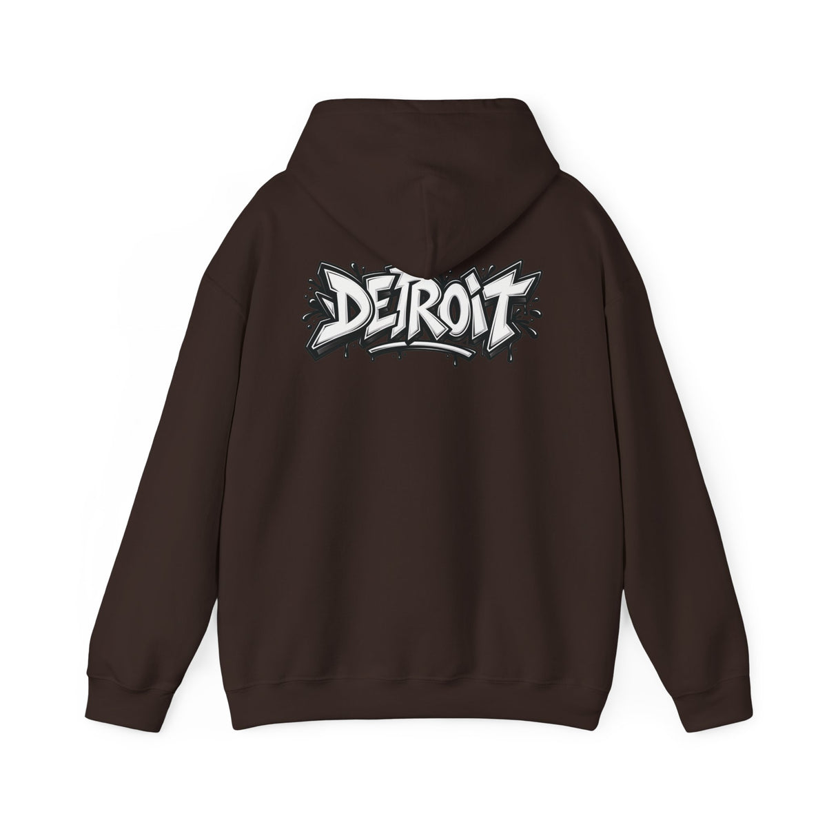 Detroit Graffiti Lion Hoodie | Colorful Street Art Pullover
