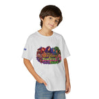Descendants and Zombies worlds Collide Logo Youth T-Shirt | Movie Character Tee