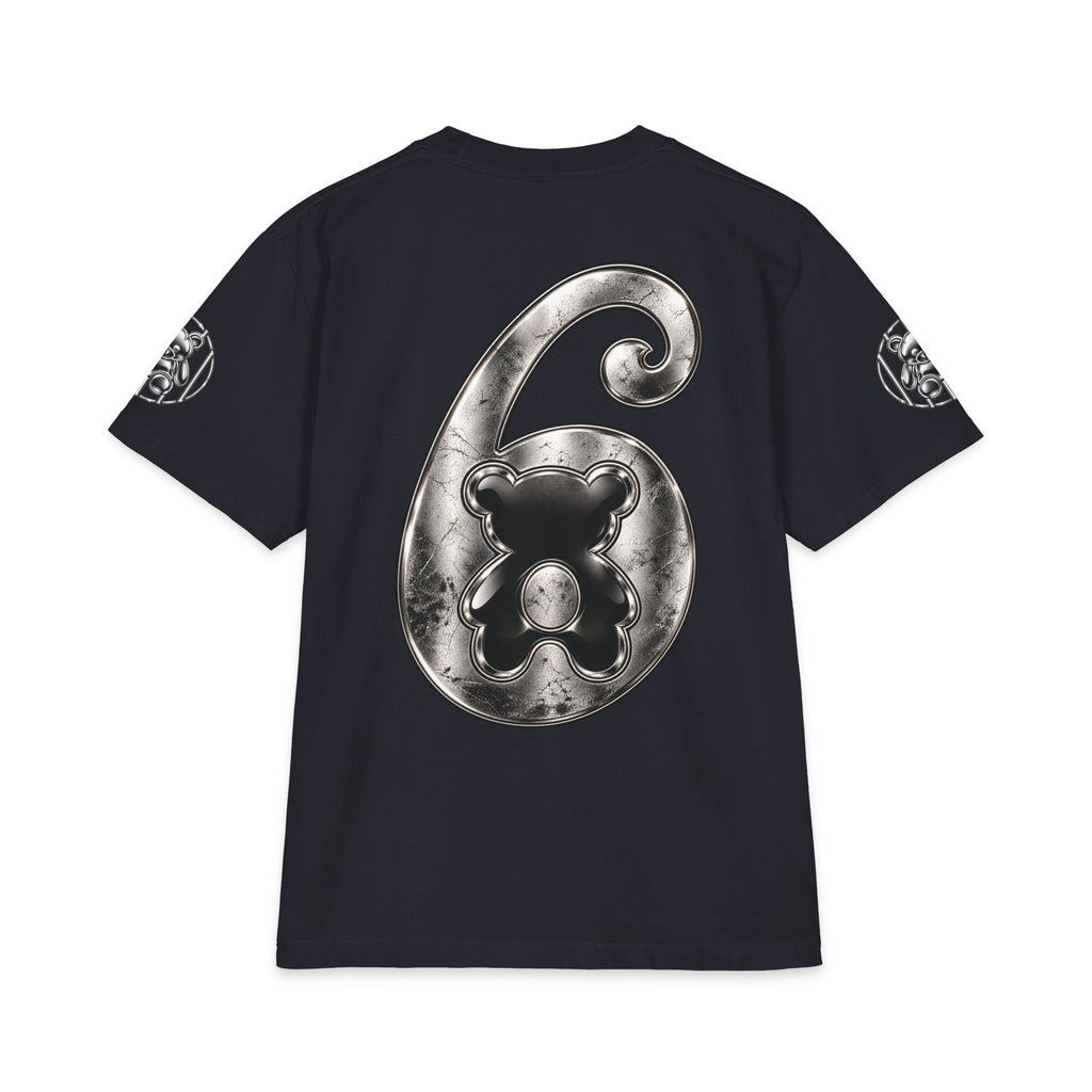 10 Years of 6lack Tour graphic T-Shirt | Number 6 back design