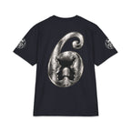 10 Years of 6lack Tour graphic T-Shirt | Number 6 back design