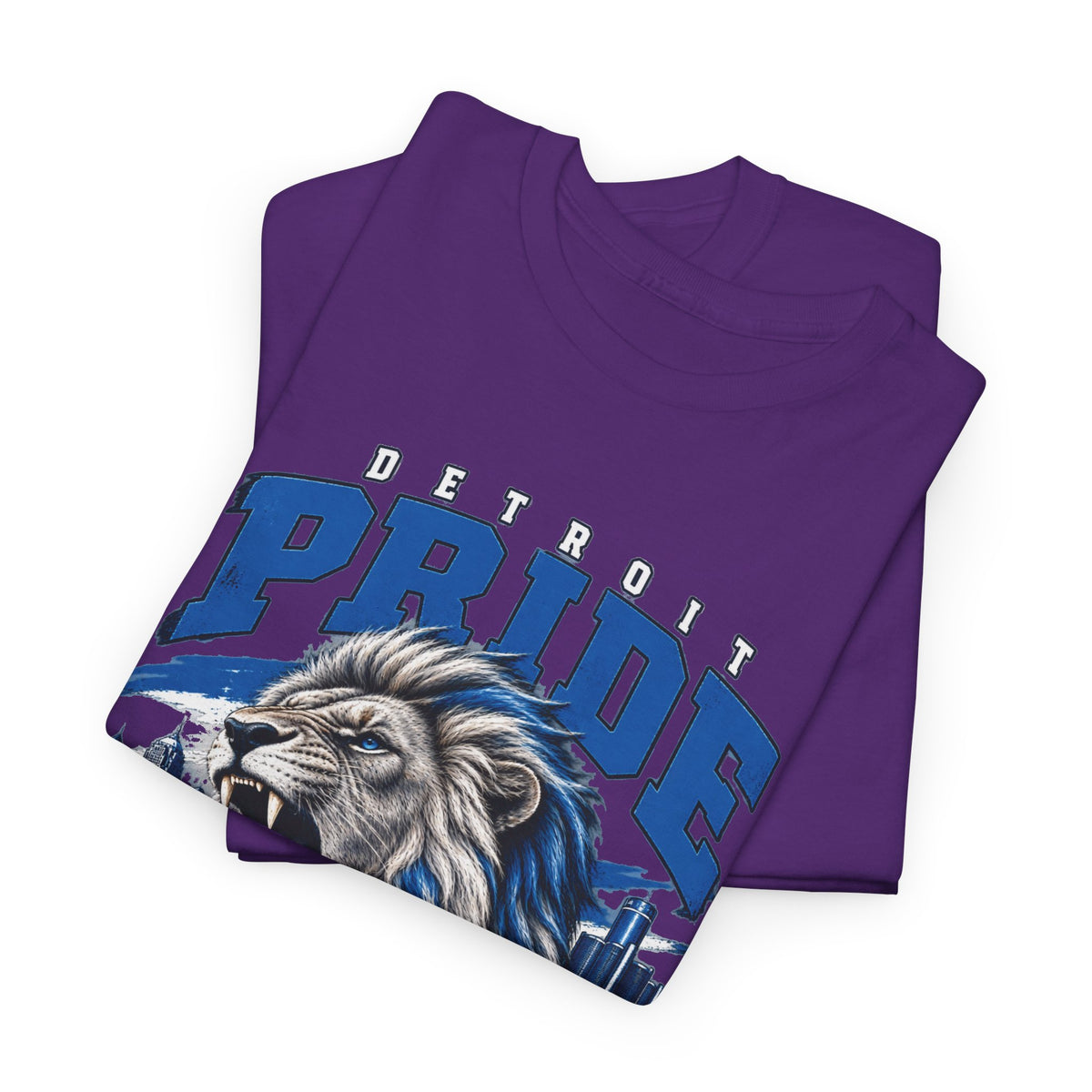 Detroit Pride Comes Before the Fall Lion Graphic T-Shirt
