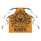She's Got a Knife Chicken Apron | Funny Kitchen Chef Cooking Apron