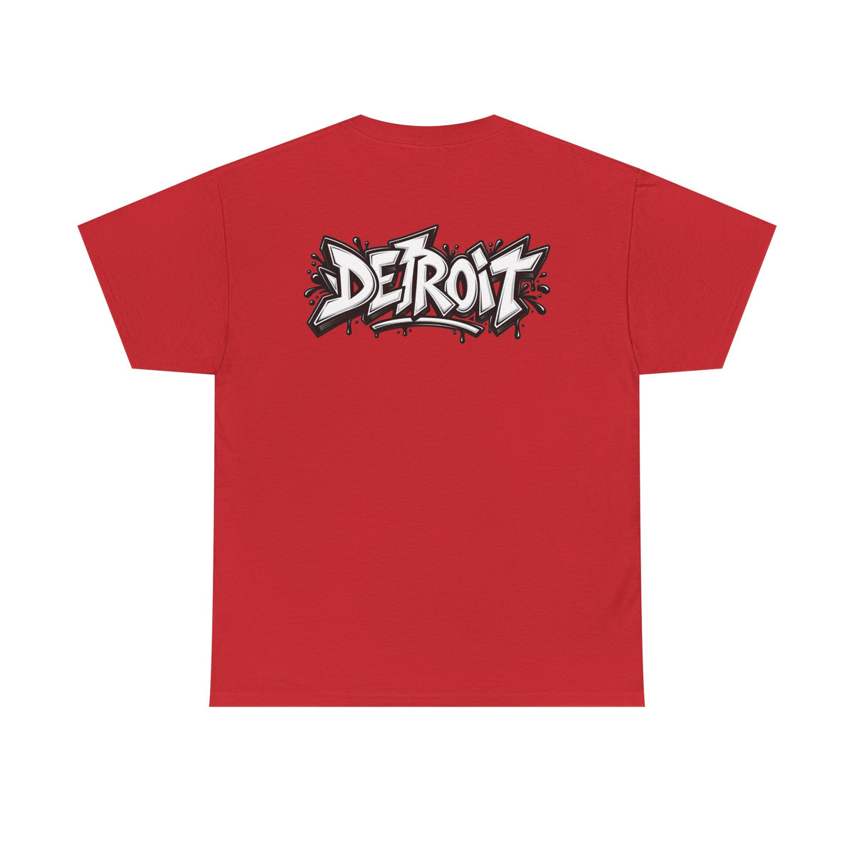 Detroit Lion Graffiti tee | Colorful Drip Lion Detroit Tee