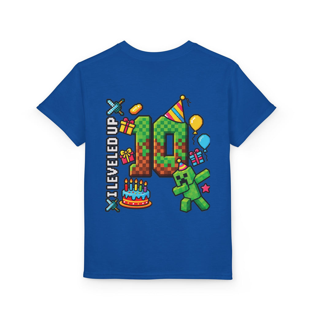 Minecraft-Inspired “Bruh, It’s My Birthday” Youth T-Shirt