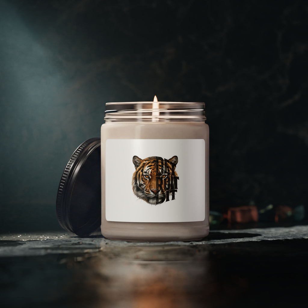 Tiger Portrait Candle | Scented Soy Candle, 9oz