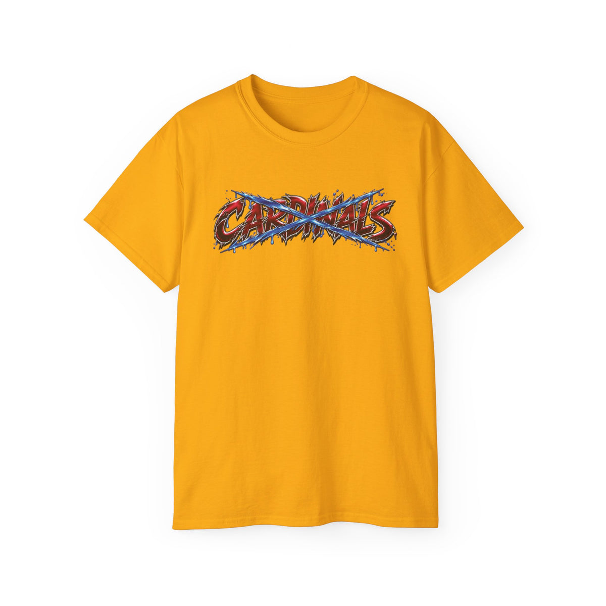 Detroit vs Arizona Rivalry Graphic Tee | Lions vs Cardinals Illustration, Bold Lettering