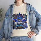 Detroit Football Graphic Tee | City Skyline, Players, Lions-Inspired Design