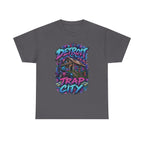 Detroit Trap City Tee | Urban Graffiti Streetwear, Neon Hip Hop Design