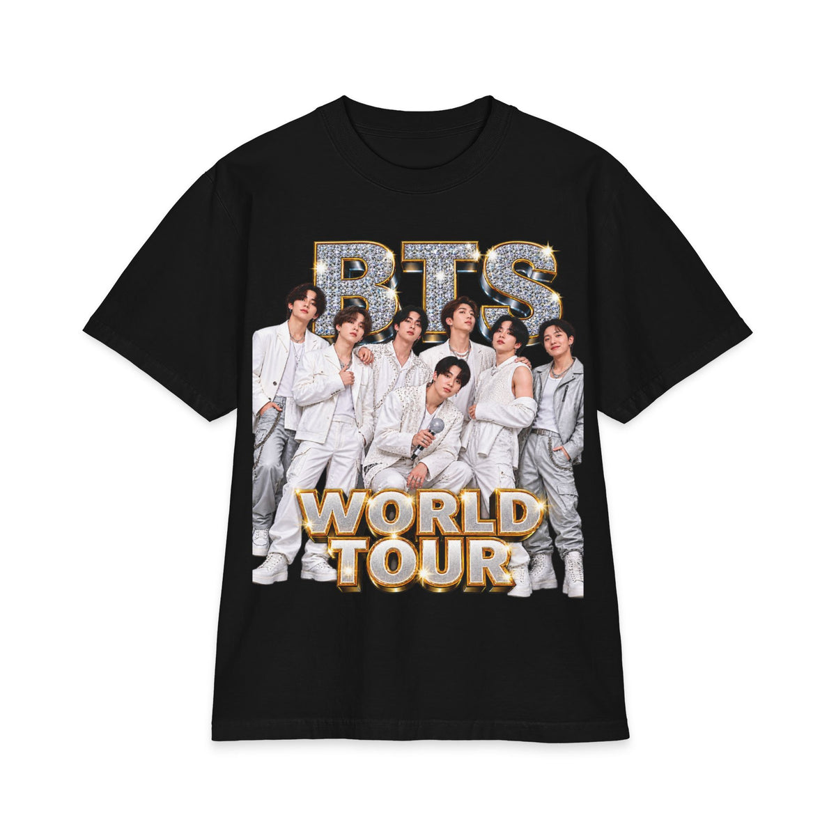BTS World Tour Band Photo T-Shirt | BTS Style Concert Tee